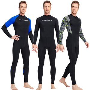 UPF50 Full Body Rash Guard Dive Skins Wetsuit Swimsuit Sun UV Protection Long Sleeve 1pc Swimming Snorkeling Suit 220707