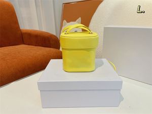 2022新しいミニショルダーバッグ高品質のクロスボディバッグスムーズなカルフスキンの小さな箱豪華なトランクハンドバッグファッションレザーデザイナーハンドバッグ女性財布