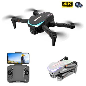 Новый K109 Mini Drone Dreny Light Light 4K HD -камера Автоматическая предотвращение препятствий Профессиональные складываемые квадрокоптерные подарки для девочек мальчики