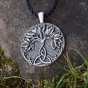 Ketten Norse Celtics Knot Tree of Life Halskette Schmuckhähne heilen22