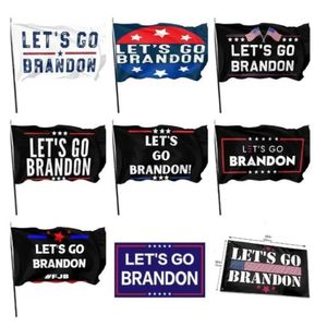 DHLカスタムメイドLets Go Brandon Flag Banner Flags Outdoor Indoor Decoration 90*150cm 3x5ftポリエステル