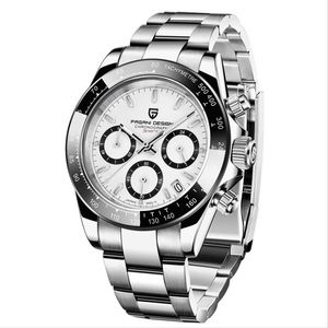 Mężczyźni oglądają najlepszą markę luksusowy kwarc zegarek mężczyzn Rosegold Male Mashing Business Watch Shock Odporny na 30m wodoodporny zegarek T200112