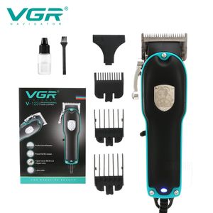 VGR Hair Cutting Machine Professional Hair Clipper Electric Hair Clipper Wired Haircut Machine Barber Home Trimmer for Men V-123