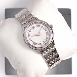 Модные женские часы с кварцевым механизмом, 34 мм, сапфировое зеркало, корпус из нержавеющей стали 316l, классические часы высокого качества, дизайнерские часы