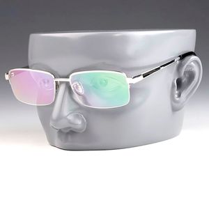 ファッションカルティラグジュアリークールサングラスデザイナーマンフレームチタンスクエアコンピューターアイウェアフォトクロミックレンズブルーライト処方メガネに対する保護