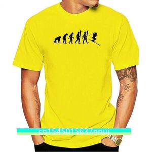 Спортивная футболка «Эволюция прыгуна с трамплина» для катания на лыжах на зимнем снежном склоне 220702