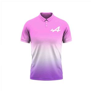 Camicie estive F1 Formula Sports Competition Alpine Team Fans Versione colore personalizzata Casual Business Polo