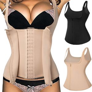 Women Waist Trainer Body Shaper Corset Top Slimming Sheath Woman Flat Belly High Compression Modelling Belt Shapewear Underwear L220802