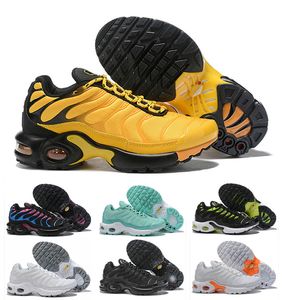 Wholesale boys athletic shoes resale online - Designer TN Plus Kids Running Shoes Boys Girls Trainers Sports Athletic Shoe Triple Black White Parent Child Walking Sneakers Size Eur