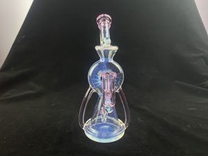 Smoking Pipes,rig,secret white and pink,2 opals,14mm joint,clean high quantity