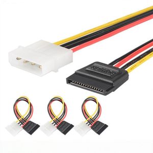 Datorkablar Anslutningar Molex Pin IDE till SATA HDD Power Adapter Kabel Hårddisk manlig kvinna
