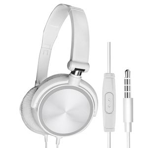 Fones de ouvido com fio com microfone sobre os fones de ouvido de games Bass Hifi Music Stéreo Earphone para Sony Xiaomi Huawei PC Xbox PS Wii