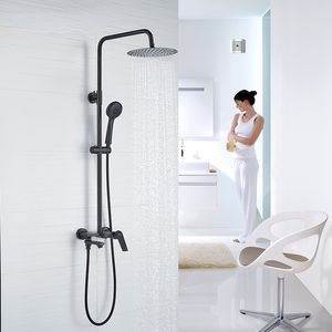 Rubinetto della doccia nera mixer per la doccia rubinetti set di piogge spray doccia a83125 a83125f a83125at