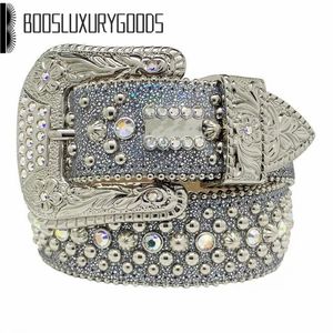 2022 Designer Belt Bb Simon Belts for Men Women Shiny diamond belt The Trojan Red Jet AB cintura uomo boosluxurygoods