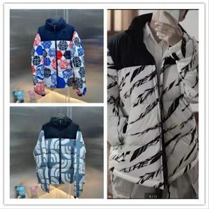 23SSトラップスターダウンジャケットラグジュアリーデザイナー刺繍ジッパージャケット冬の男性と女性暖かいウインドプルーフアウトドアヒップホップコート