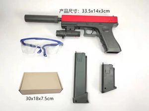 34CM toy gun with magazine soft rebound pistol foam toys guns children's toy model