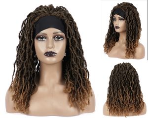 Nya kvinnors långa vridningsflätor Wig Soft Glueless för svarta kvinnor