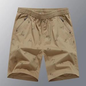 Men's Shorts Men's Five-point Pants Summer Cotton Beach Loose Large Size L-5xl-110kg Man Outer Wear Short Fashion ClothingMen's