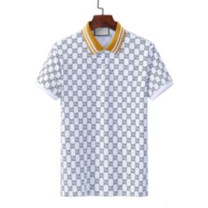 Diseñador Hombres Camisas de polo Estampado de letras Polos para hombre Ropa Turn-Down Collar Camisetas de manga corta Tops Moda de negocios Casual Mujer Hombre Camiseta de verano