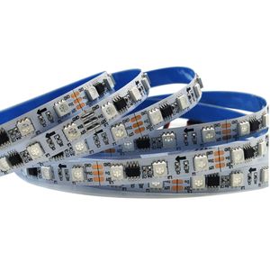 LED Strip Pixel WS2811 SMD5050 RGB 60leds Magic Color Adqualable Pixel Rope Light DC12V 1 IC Control 3leds لغرفة النوم