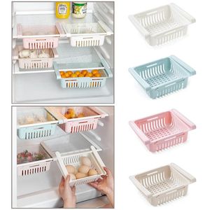 Storage Boxes & Bins Fridge Organizer Box Refrigerator Drawer Plastic Container Shelf Fruit Egg Food Kitchen Accessories