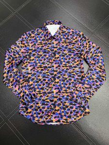 メンズデザイナーシャツブランド服のメンズ長袖ドレスシャツヒップホップスタイル高品質の綿トップ16332