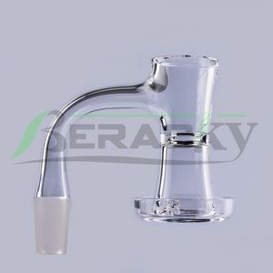 DHLベラッキーフル溶接砂時計喫煙Terp Slurper Quartz Banger 10mm 14mm 18mm Beveled Edge Seamless Welded Slurper