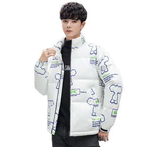 Masculino de parkas yapu inverno quente homem jaqueta casaco casual stand stand chapéu grosso pato branco parka masculino de inverno para baixo jaqueta com capuz 220830