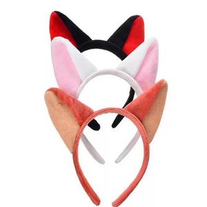 New Fox Fawn Ears Lovely Cartoon Animal Cloth Fascia Cute Girls Boys Festival Fantastici accessori per capelli per le donne Fascia per capelli GC1527