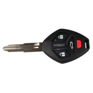 Guaranteed 100% 4 Buttons Left Groove Car Replacement Remote Key Fob Case Key Shell Housing For Mitsubishi 237g