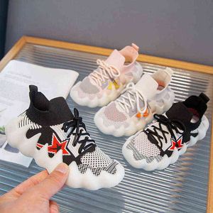 Children Breathable Sneakers for Girls Versatile 2022 Summer New Boys Cute Mesh Non-slip Assorted Kids Fashion Sport Shoes Cute G220517