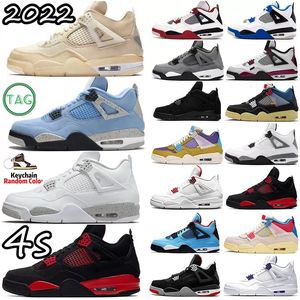 top popular 2022 Sail 4 4s Mens Basketball Shoes Sneakers Rebellionaire Heritage University Blue Fire Red Oreo Bred Black Cat Dark Mocha White Cement women Sports Trainers 2022