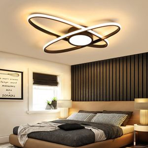 天井のライトベッドルームリビングルームのためのモダンなLEDシャンデリアパーラークリエイティブな幾何学的ミニマリストホーム照明器具