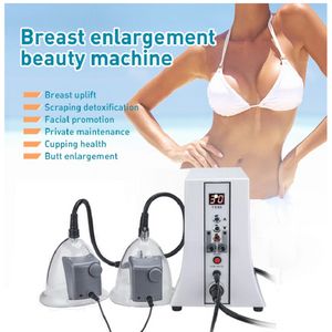 Bärbar tunn utrustning Vakuumbröstmassageapparat Terapimaskin Bröstförstoring Pumpförstärkare massagekopp Kroppsuppstramande Lyftande Formning Skönhetsanordning