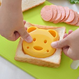 Sublimation Bear Sandwich Mold Toast Bread Making Cutter Mould Cute Baking Pastry Tools Children Interesting Food Kitchen Accessories