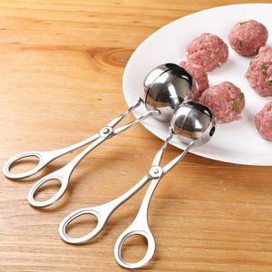 Stainless Steel Stuffed Meatball Clip Kitchen Tools Practical Convenient DIY Fish Meat Rice Ball Maker 3.5cm 4.8cm