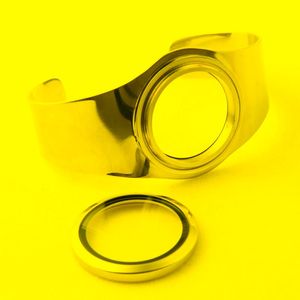 Bangle 30mm Design Stainless Steel Floating Locket Bangles Screw Twist Memory Bracelets Accessories For WomenBangle