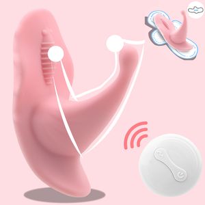 Indossare vibratore giocattoli sexy per le donne Telecomando Mutandine da donna Stimolazione del punto G del clitoride Adulti 18 sexyy