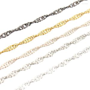 Cadeia de link 10m/lote de colar de pulseira de lotes prata/dourado/esclack/bronze antigo para jóias que produzem bordado por atacado trum22