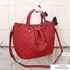 Designer 2019 M51100 Flowers Printing Embossed Red Handbag Handbags Top Handles Boston Cross Body Messenger Shoulder Bags