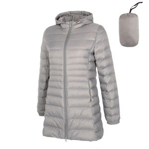 Matt Stoff 5XL 6XL Plus Lange Daunenjacke Frauen Winter Ultraleichte Daunenjacke Frauen Mit Kapuze Daunenmantel Weibliche Große größe Mäntel 201128