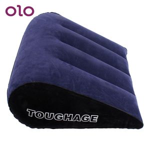 OLO Inflatable sexy Furniture Pillow Cushion Pad Triangle Magic Wedge Adult Game Toys for Couples