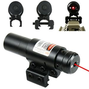 Wholesale optics for gun resale online - Red Laser Sight with mm mm Rail Mount Hunting Airsoftsport Gun Slot Laser Sight Huntting Tactical Optics Tools3017