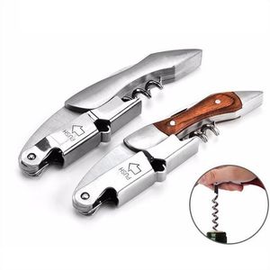 Creative Bottle Opener Stainless Steel Wine Corkscrew Beer Can Remover Cutter For Kitchen Tools Bar Accessoires Y200405