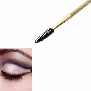 Make-up-Pinsel, 2-in-1-Bambusgriffpinsel, tragbares Augenbrauen- und Wimpern-Make-up-Werkzeug, Trin22