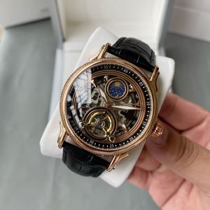 Herrklockor Automatisk Mechanical Watch 44mm Business armbandsur Montre de Luxe gåvor