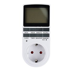 Ketotek Electronic Digital Timer Switch EU FR BR Plug Kitchen Timer Outlet 230V 50HZ 7 Day 12/24 Hour Programmable Timing Socket