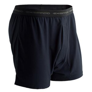 Underpants Exofficio Underwear Men Boxers Loose Men's Boxer Cueca Homme De Marque Black Gray USA Size S-2XLUnderpants
