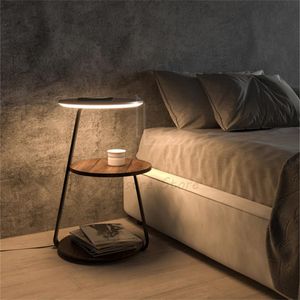 Floor Lamps Creative Home Bedroom Lamp Wireless Charging Living Room Rack Coffee Table Design Sofa Bedside 2022Floor