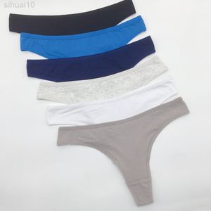 3 szt./Set damski bawełniany stringi bawełniane Kobiety bieliznę seksowne gniewki G-String Majaki Wygodne majtki Tangas M-xxl L220801